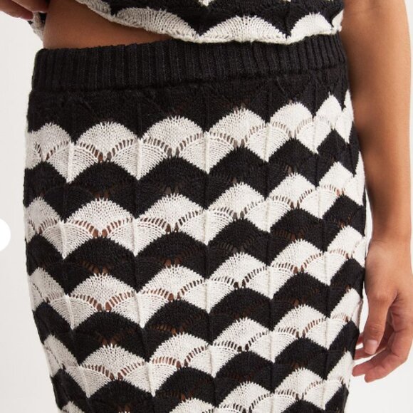 NWT! NA-KD Knitted Striped Maxi Skirt | XS - Picture 2 of 7